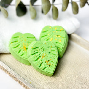 Monstera Leaf Bath Bomb